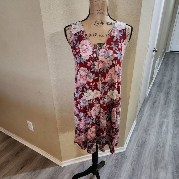 Loft floral comfy lounge dress size small - Picture 1 of 6